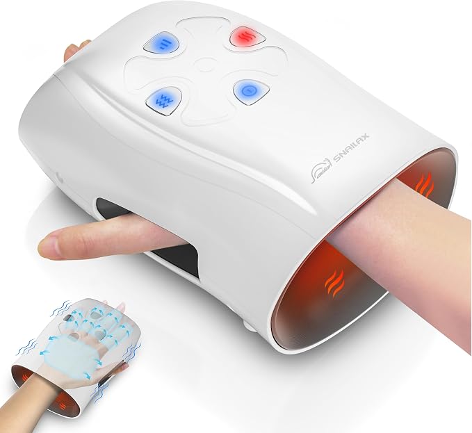 Snailax Hand Massager with Heat and Compression, by Snailax
