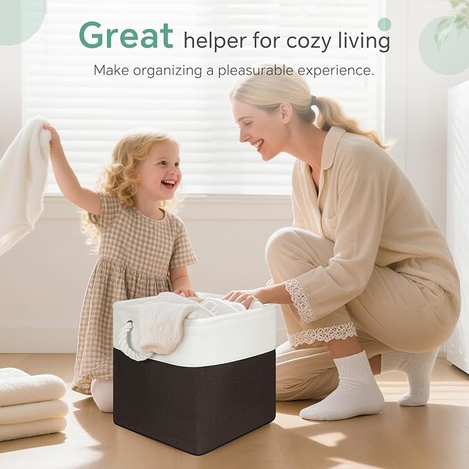 Large 11x11 Inch Cube Storage Bins - Image 8