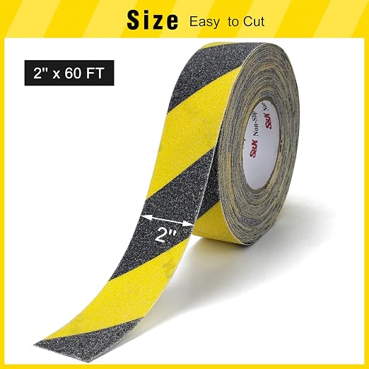 S&X Black/Yellow Anti Slip Tape, Heavy-Duty Grip Tape - Image 6