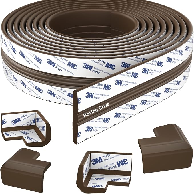 Roving Cove PreFit Furniture Edge Corner Protector, Baby Proofing Bumper Guards by RovingCove