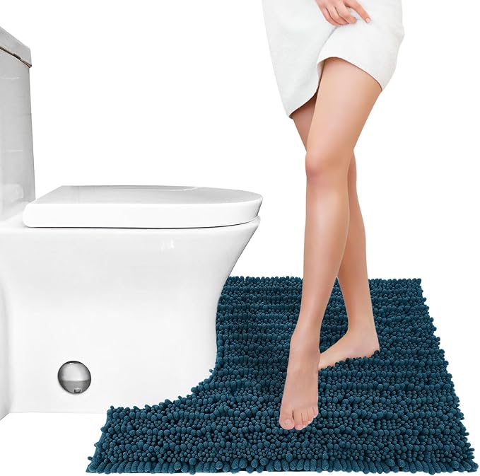 Yimobra Toilet Rug U Shaped Washable 24x20 Inch - Image 7