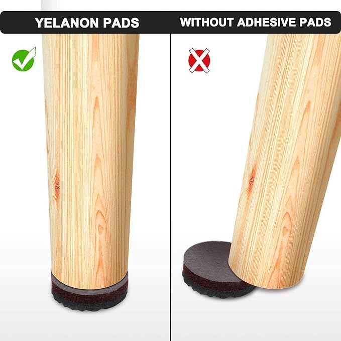 Yelanon Non Slip Furniture Pads -12pcs 3" Furniture Grippers Hardwood Floors - Image 3