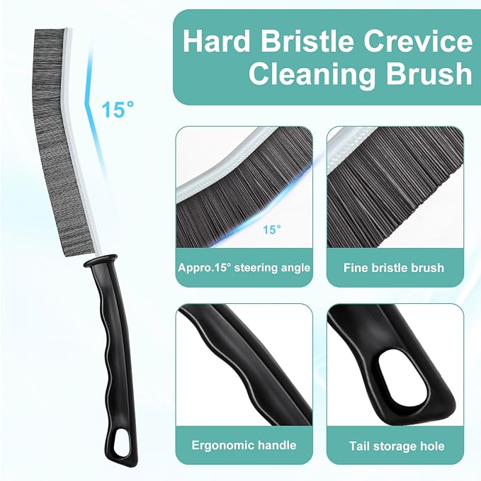Crevice Cleaning Brush，Hard-Bristled Grout Brush，2024 New Multifunctional Gap - Field & Grace