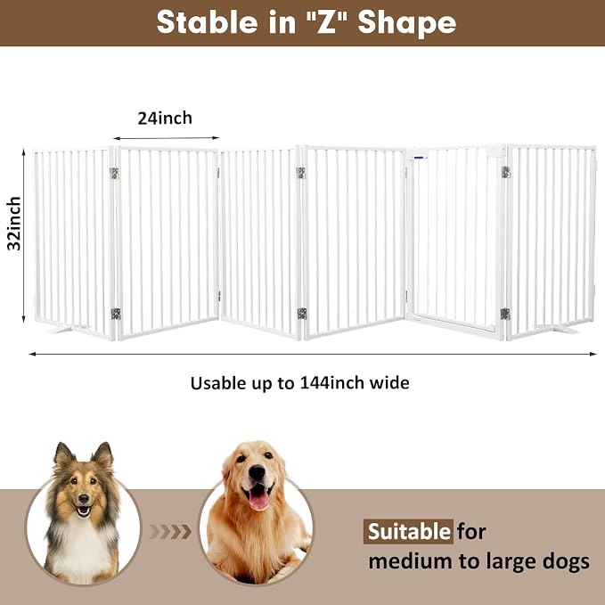 Metal Freestanding Dog Gates - Image 4