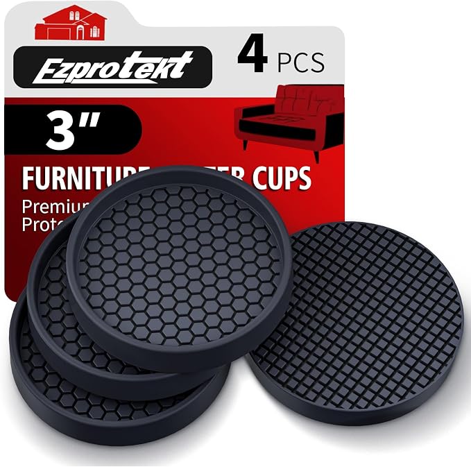 Ezprotekt Non Slip Furniture Pads, Anti Skid Furniture Coasters by VisittheEzprotekt