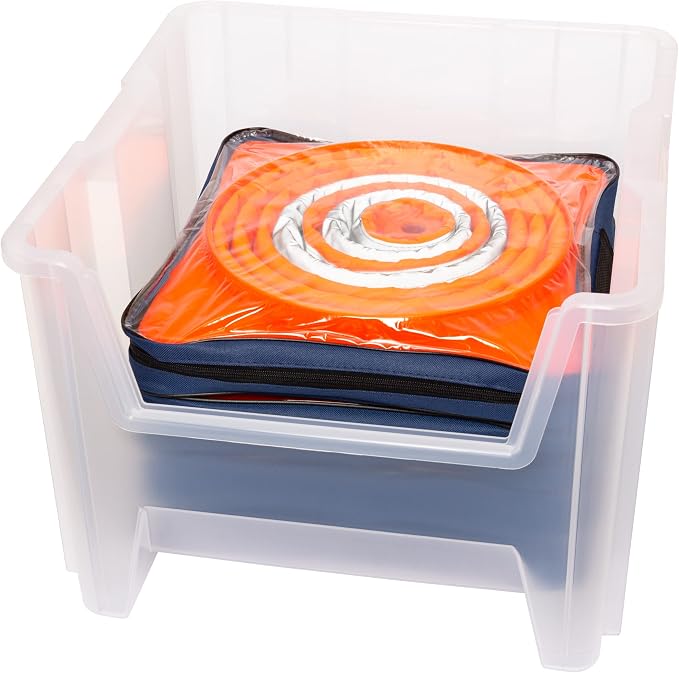 Akro-Mils 13018 Stak-N-Store Heavy Duty Stackable Open Front Plastic Storage - Image 5