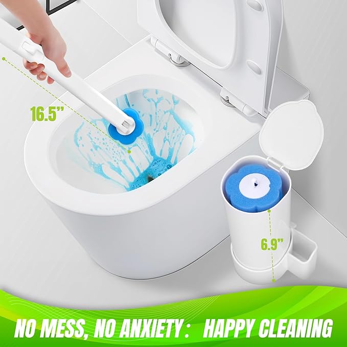 KOKL Disposable Toilet Bowl Wand Refills, Toilet Refill Pads, Disposable Toilet - Image 7