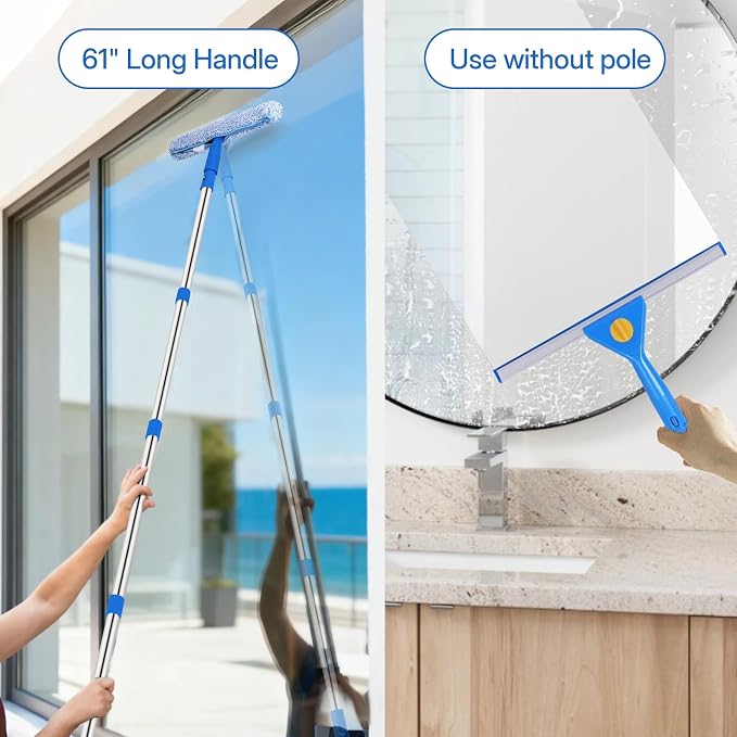 Window Cleaning Kit with Bucket 3 Gallon, Professional Window Washing Equipment - Image 5