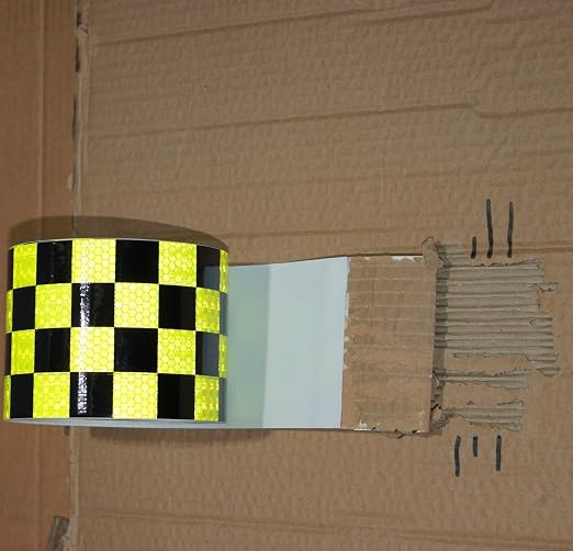 Reflective Tape 4 inch X 166 feet, Outdoor Waterproof Hazard Conspicuity Safety - Image 2