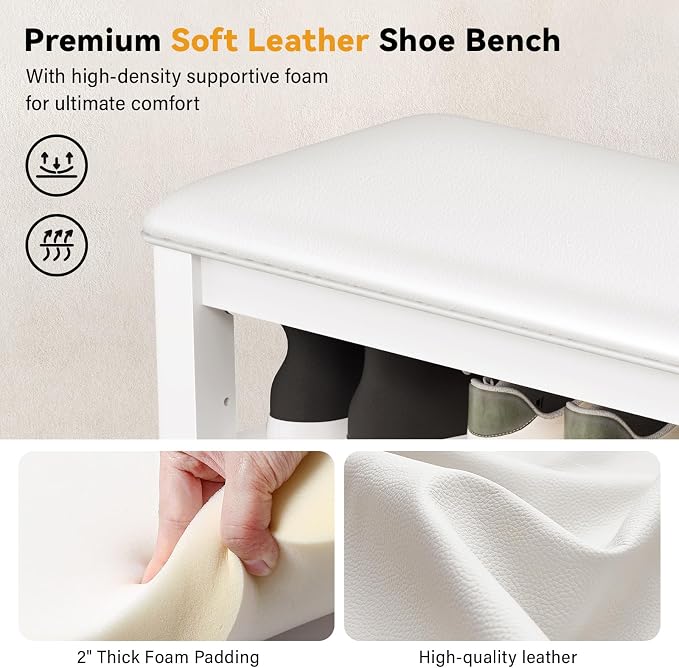 Entryway Shoe Storage Bench - Image 5