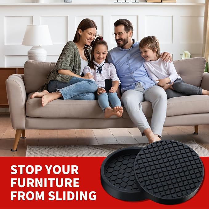 Ezprotekt Non Slip Furniture Pads, Anti-Slip Furniture Coasters - Image 2