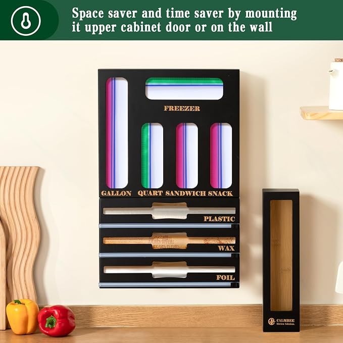 Calmbee 9-in-1 Bamboo Kitchen Organizer - Image 6