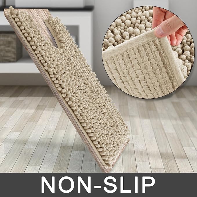 Yimobra Toilet Rug U Shaped Washable 24x20 Inch - Field & Grace