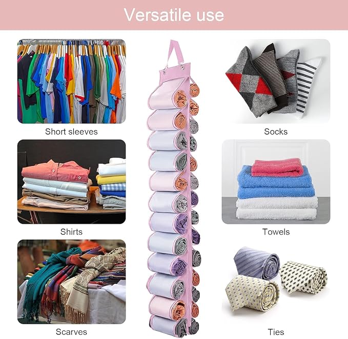 Legging Organizer Storage, Foldable Hanging Closet Organizer Storage - Image 3