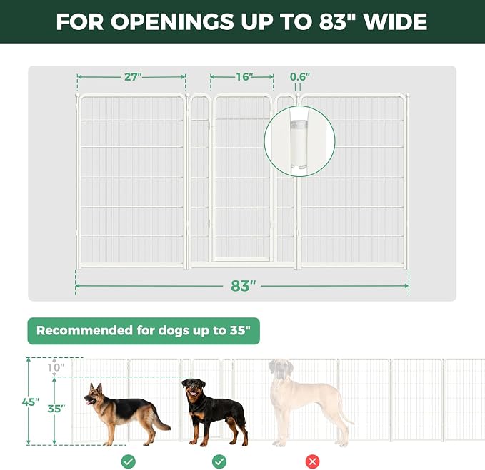 FXW Dog Gate Extra Wide Designed - Image 6