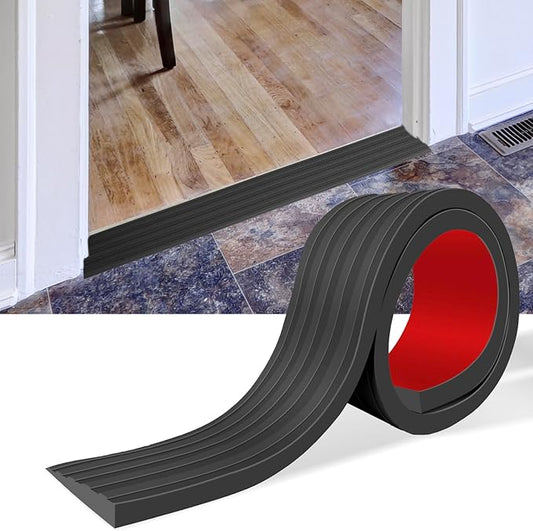 Threshold Ramps for Doorways Self-Adhesive Rubber Ramps for Door Threshold by Heonay