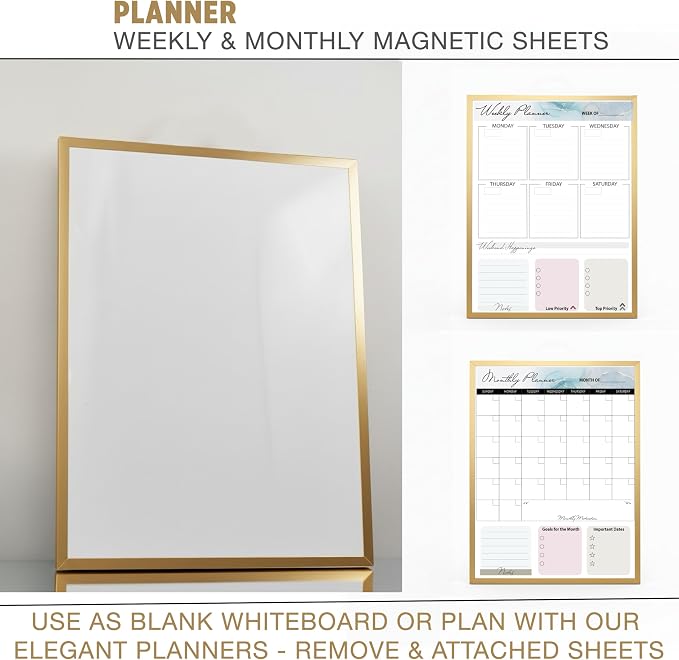Small Whiteboard 12 x 16 Inch Magnetic Dry Erase Board - Image 2