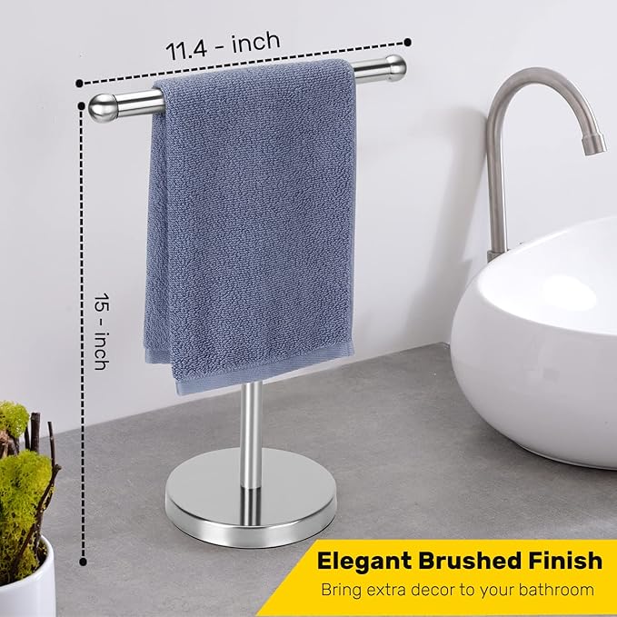 Hand Towel Holder, Hand Towel Rack Stand - Image 3