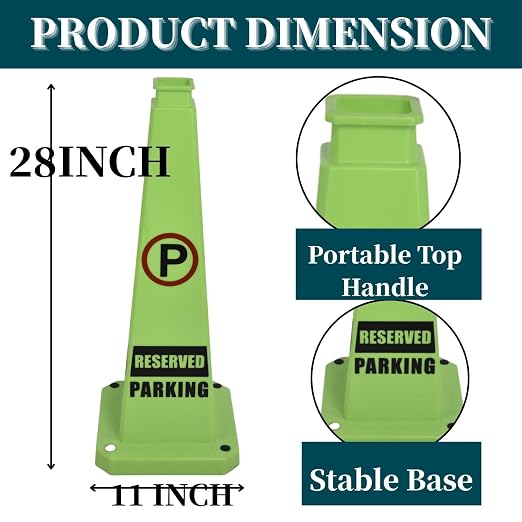 BESEA Reserved Parking Cone 6 Pack - Image 2