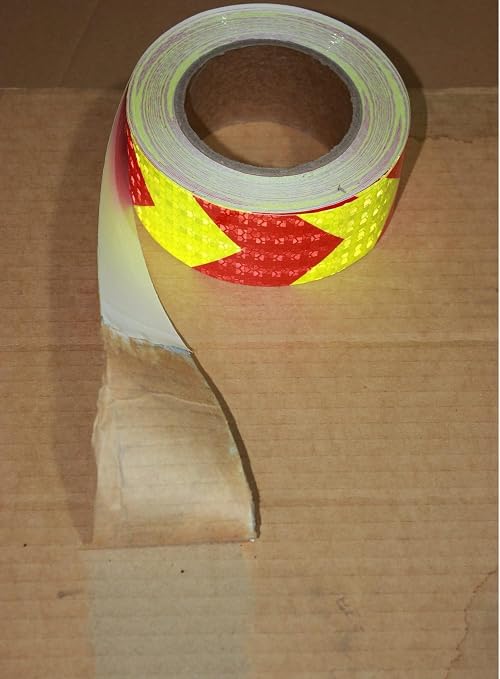 Reflective Tape Outdoor Waterproof 1 inch X 66 feet, High Visibility Hazard - Image 2