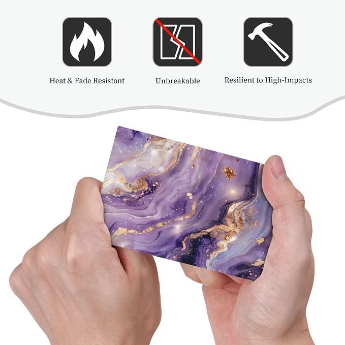 Luxury Marble Texture Purple And Gold Abstract Print Light Switch Cover Plate 1 - Image 6