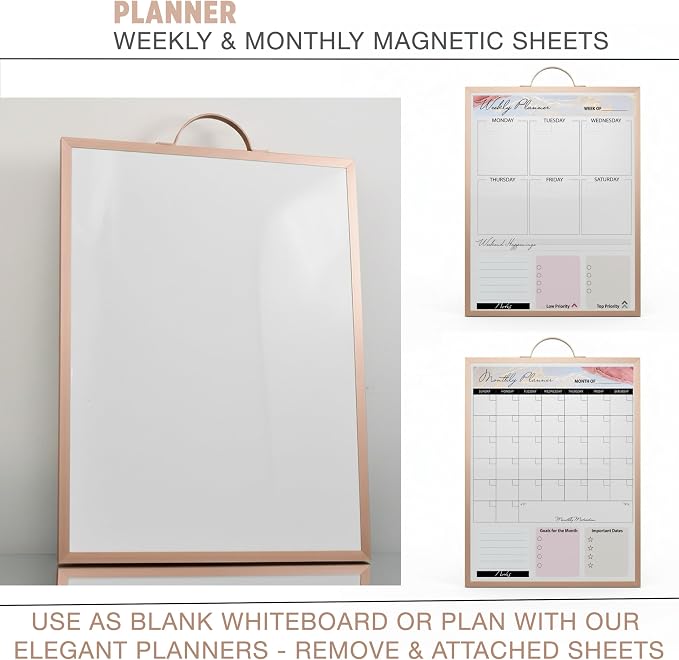 Small Whiteboard 12 x 16 Inch Magnetic Dry Erase Board - Image 3