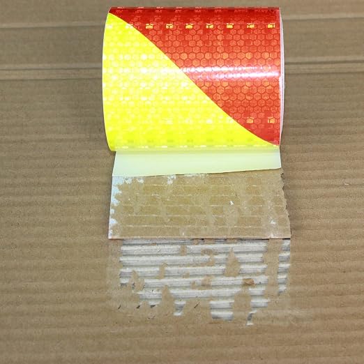 Reflective Tape 4 inch X 10 feet, Outdoor Waterproof Hazard Conspicuity Safety - Image 2