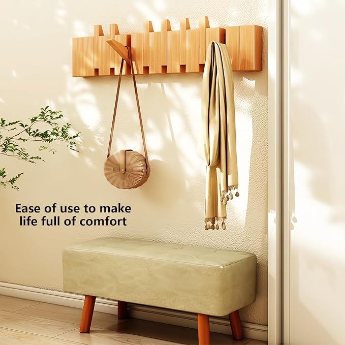 Wall Mounted Piano Key Hanger | Flip Style Hook | Entrance Wall Art Hook - Image 8