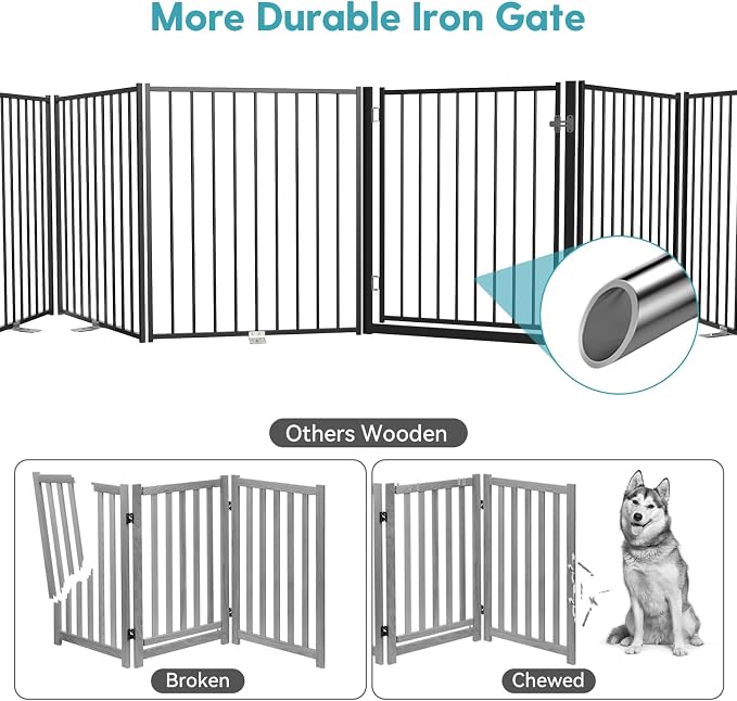 No Pawblems Free Standing Dog Gate - Image 2