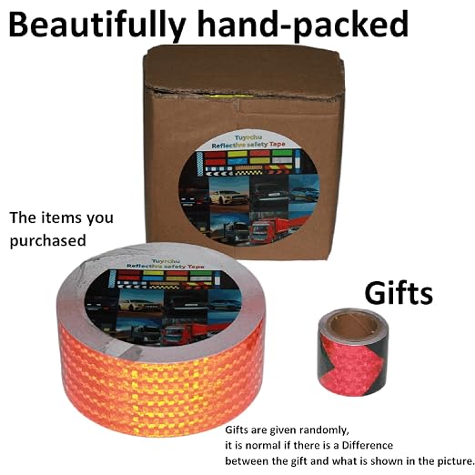 Orange Reflective Tape Outdoor Waterproof 3 inch, High Visibility Hazard - Image 4