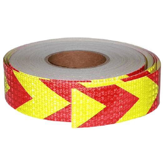 Reflective Tape 2 inch X 166 feet, Outdoor Waterproof Hazard Conspicuity Safety by tuyrchu