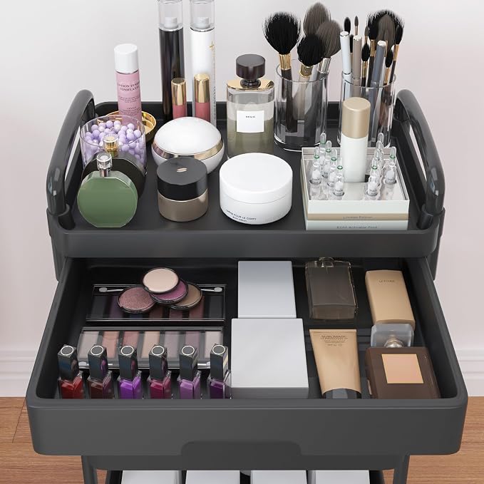 Calmootey 5-Tier Rolling Utility Cart - Image 8