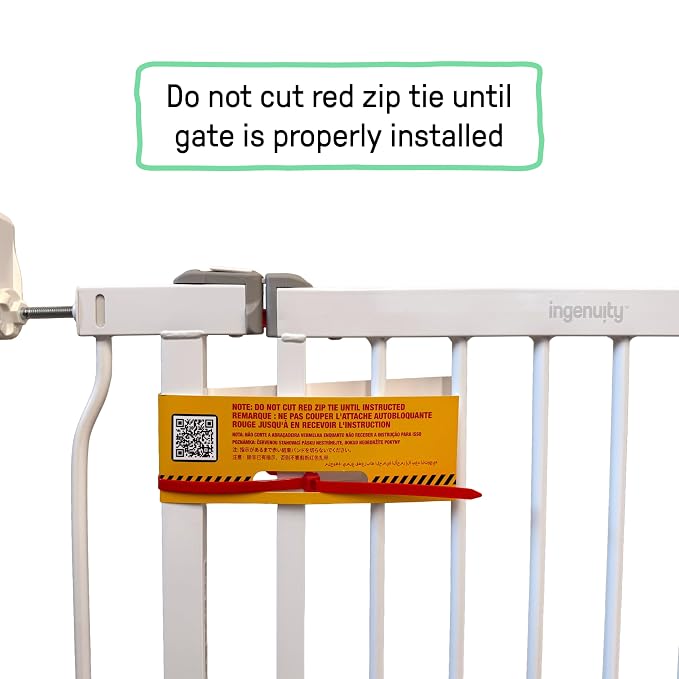 Ingenuity Decorative Extra Tall Baby Gate & Dog Gate, 28.5"-48" Wide, Hardware - Image 8