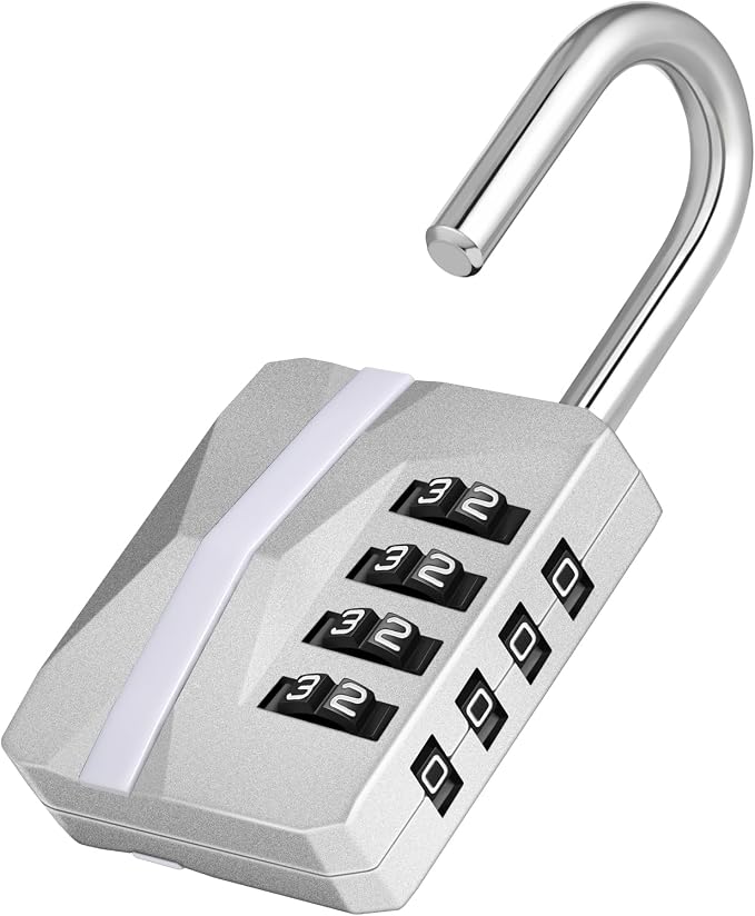 ZHEGE Locker Lock, 4 Digit Combination Lock Gym Lock by ZHEGE