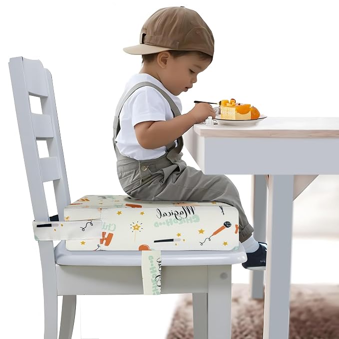 Toddler Booster Seat for Dining Table, Portable Booster Seat for Kitchen Chair by BoosterSeatforDningTable