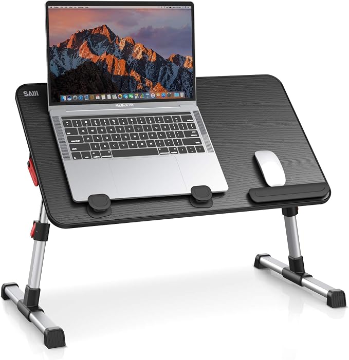 Laptop Desk Table, SAIJI Adjustable Laptop Stand, Portable Lap Desks by SAIJI