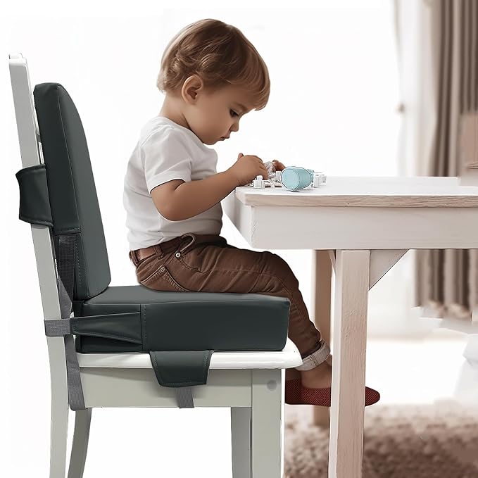 Booster Seat for Dining Table, PU Anti-Scratch Easy Cleaning Kids Toddler - Image 2