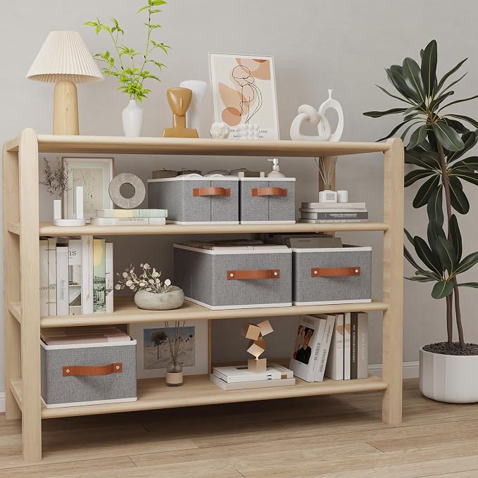 OUTBROS Cube Storage Unit Boxes, Foldable Bins - Image 2