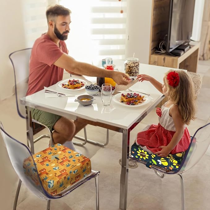 Toddler Booster Seat for Dining Table, Portable Booster Seat for Kitchen Chair - Image 2