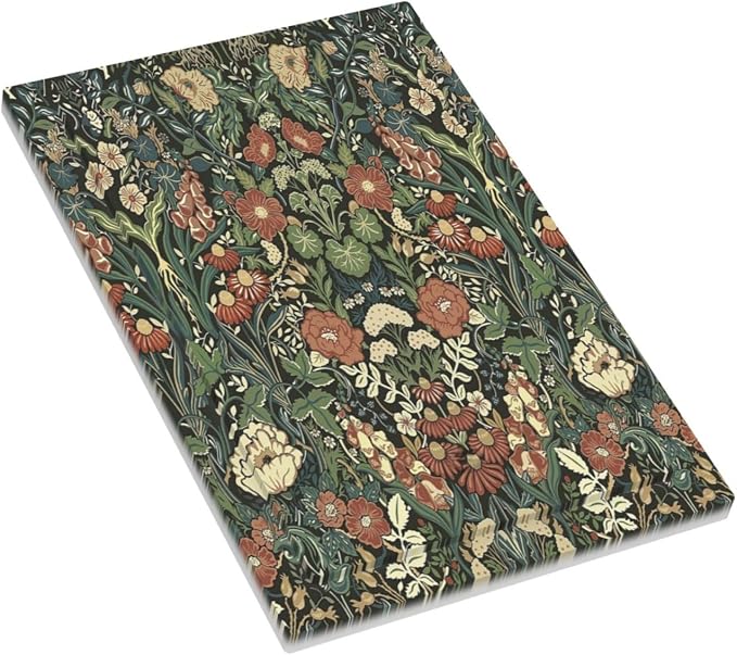 Light Switch Cover Plate Vintage Dark Floral William Morris Green Flower 1 Gang - Image 3