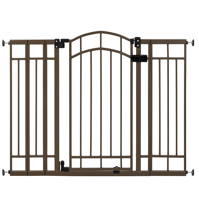 Ingenuity Decorative Extra Tall Baby Gate & Dog Gate, 28.5"-48" Wide, Hardware by Ingenuity