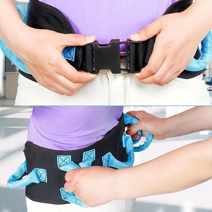 Transfer and Walking Gait Belt, Rehabilitation Assistive Device Safety Gait Belt - Image 8