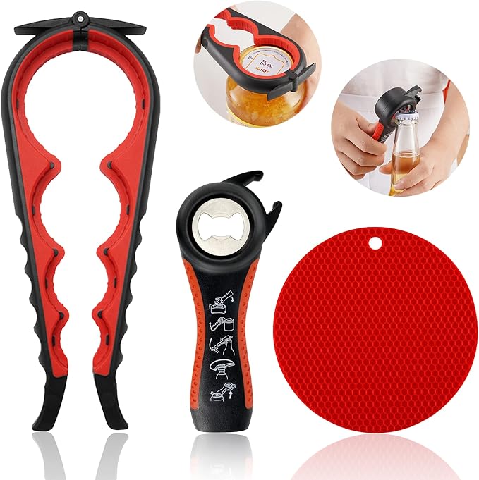 Jar Opener for Weak Hands, Seniors - Field & Grace