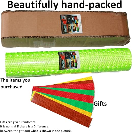 Industrial Reflective Tape Green 8 inch Wide, Outdoor Waterproof Hazard - Image 4
