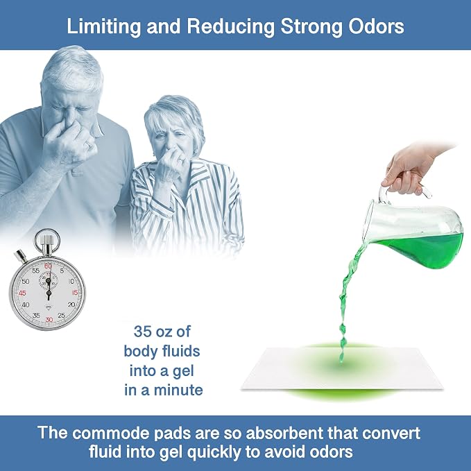 Commode Liners with Absorbent Pads - Image 3