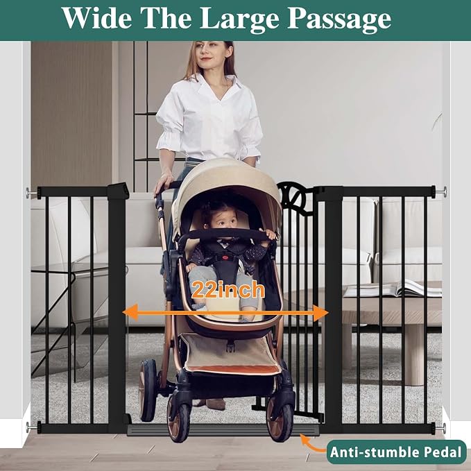 Fairy Baby 81.9"-84.6" Extra Wide Baby Gate - Image 5