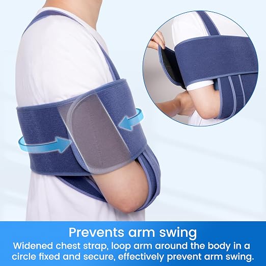 Velpeau Arm Sling for Sleep, Shoulder Immobilizer for Women & Men - Image 6