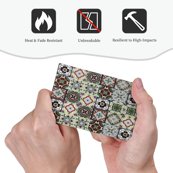 Light Switch Cover Plate Talavera Tile Decal 1 Gang No Device Blank Electrical - Image 6