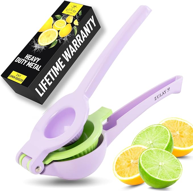 Zulay Kitchen Metal 2-in-1 Lemon Squeezer by ZulayKitchen