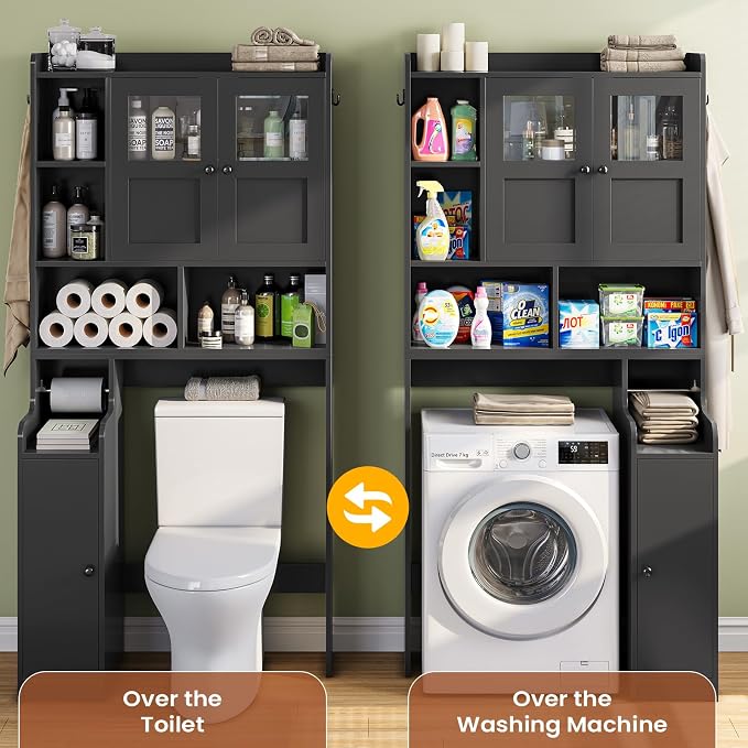 Itaar Over The Toilet Storage Cabinet, Over Toilet Bathroom Organizer - Image 5